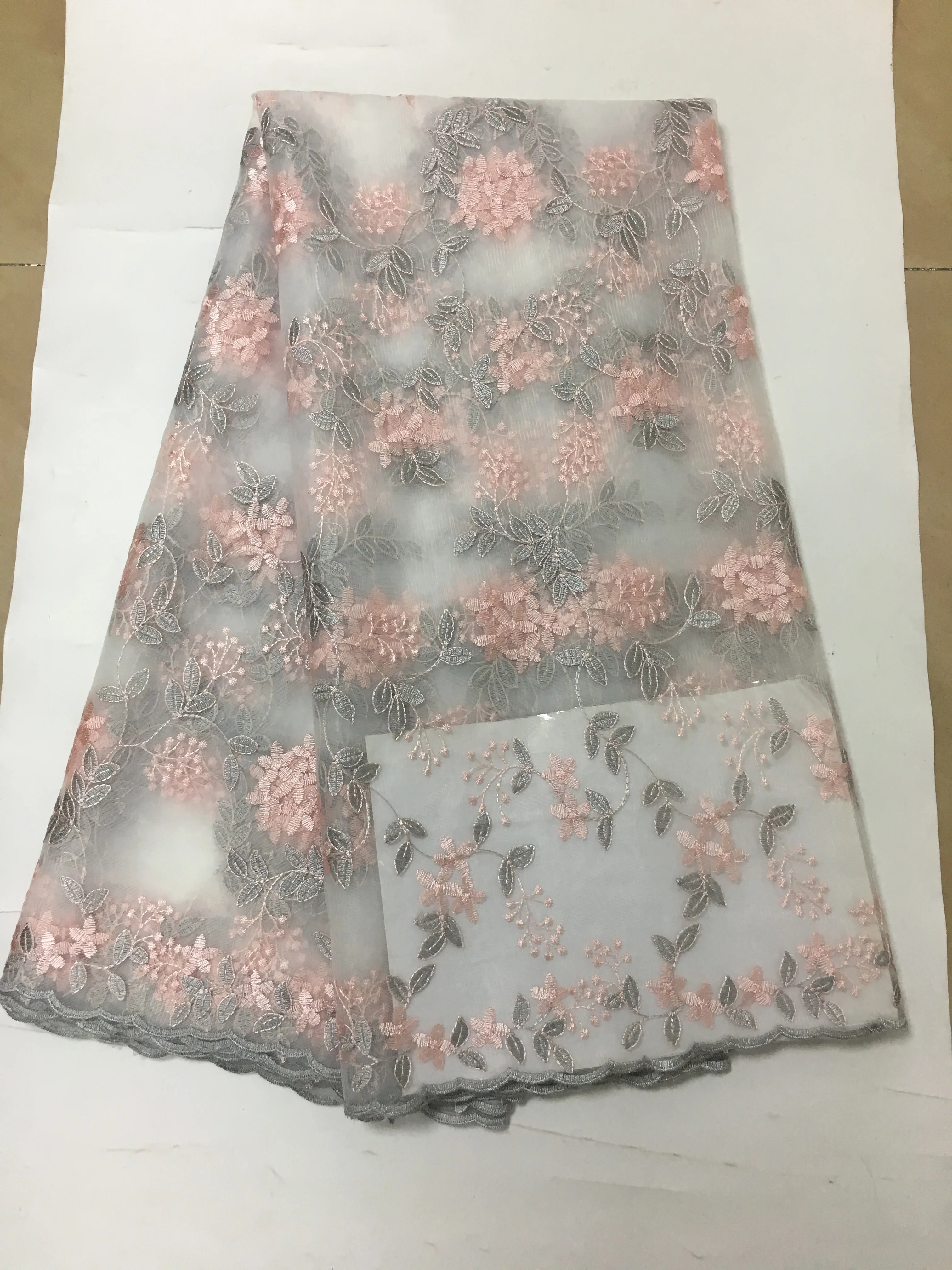 

African lace fabric 2020 High quality Nigerian French lace fabric wedding dress
