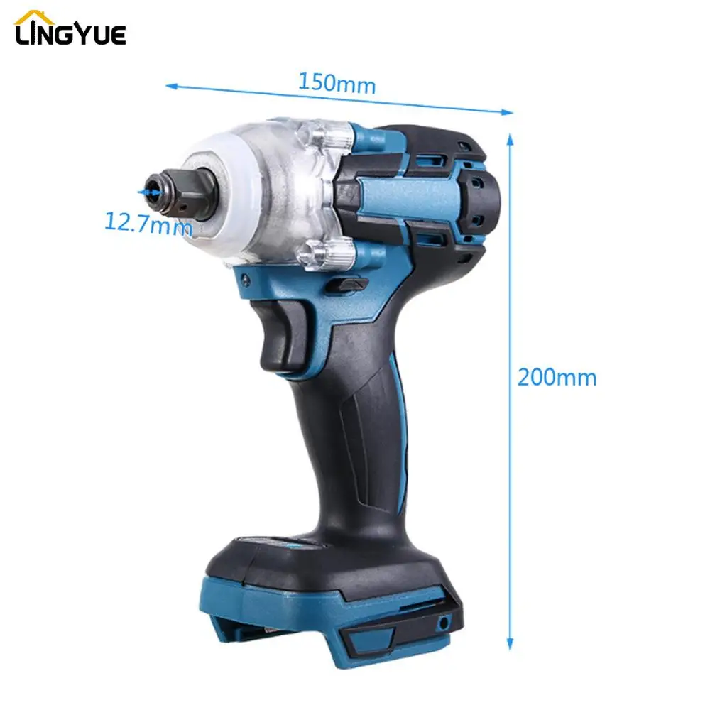 18V электрический бесщеточный ударный гайковерт для Makita Батарея bl1840 bl1850 bl1850b bl1860b и