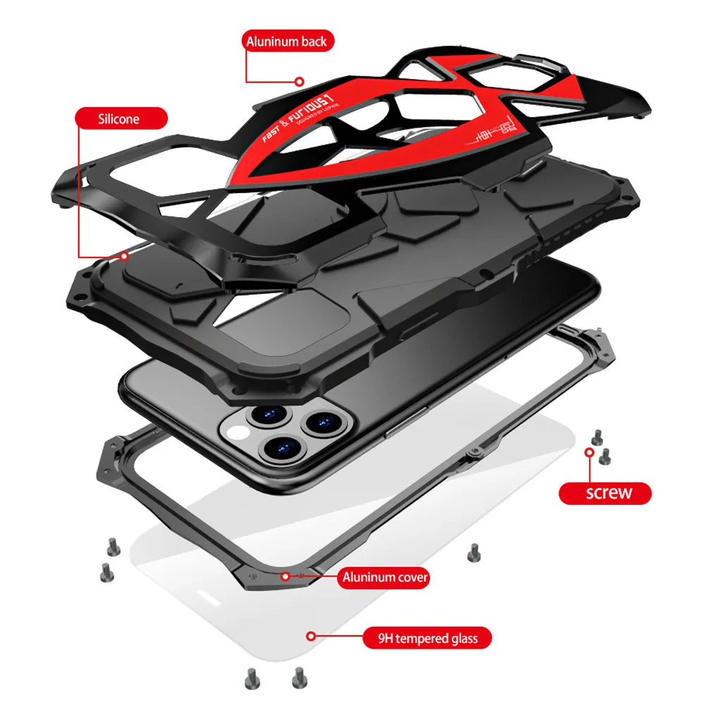 Силиконовый чехол для телефона iPhone 11 Pro XS Max XR металлический защитный Roadster круглый