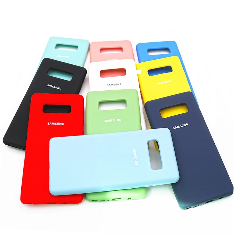 Чехол для Samsung Note 8 100% оригинальный высококачественный мягкий силиконовый чехол