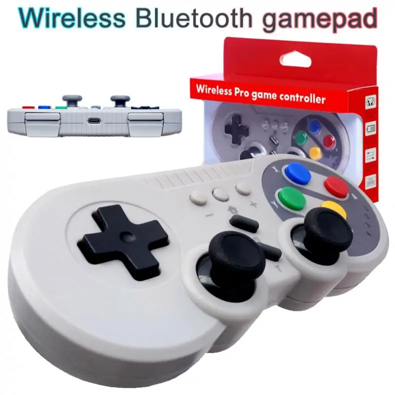 Беспроводной игровой контроллер с мини формой + цветной клавишей консоль одним