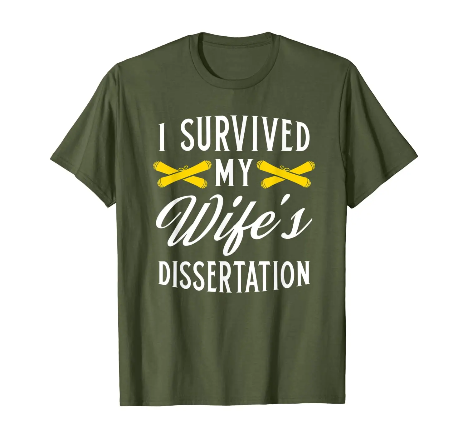 

Mens PHD Graduate Pun Outfit for a PHD Wife Loving Husband T-Shirt