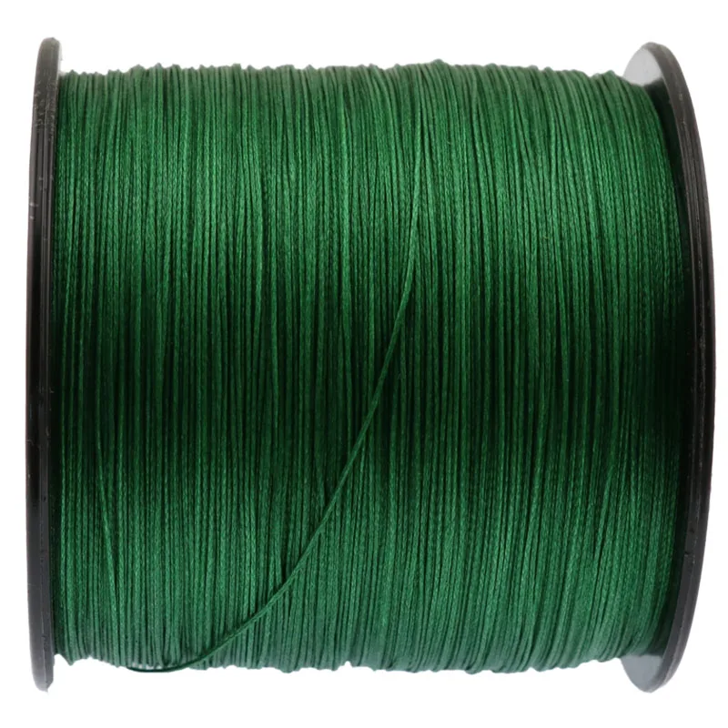 500 м супер прочная японская мультифиламентная полиэтиленовая плетеная зеленая