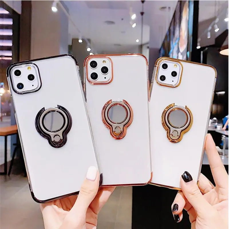 Для iphone 8 7 plus iphone 6 s 6s plus 11 Pro Max чехол адсорбционный Магнитный Прозрачный чехол для iphone XS Max iphone XR XS X 10 чехол s