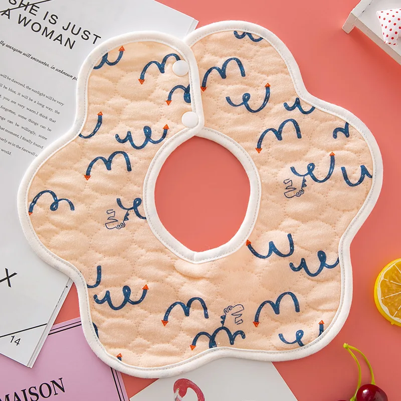 Детские банданы нагрудники для мальчиков и девочек мягкие дышащие Слюнявчики с