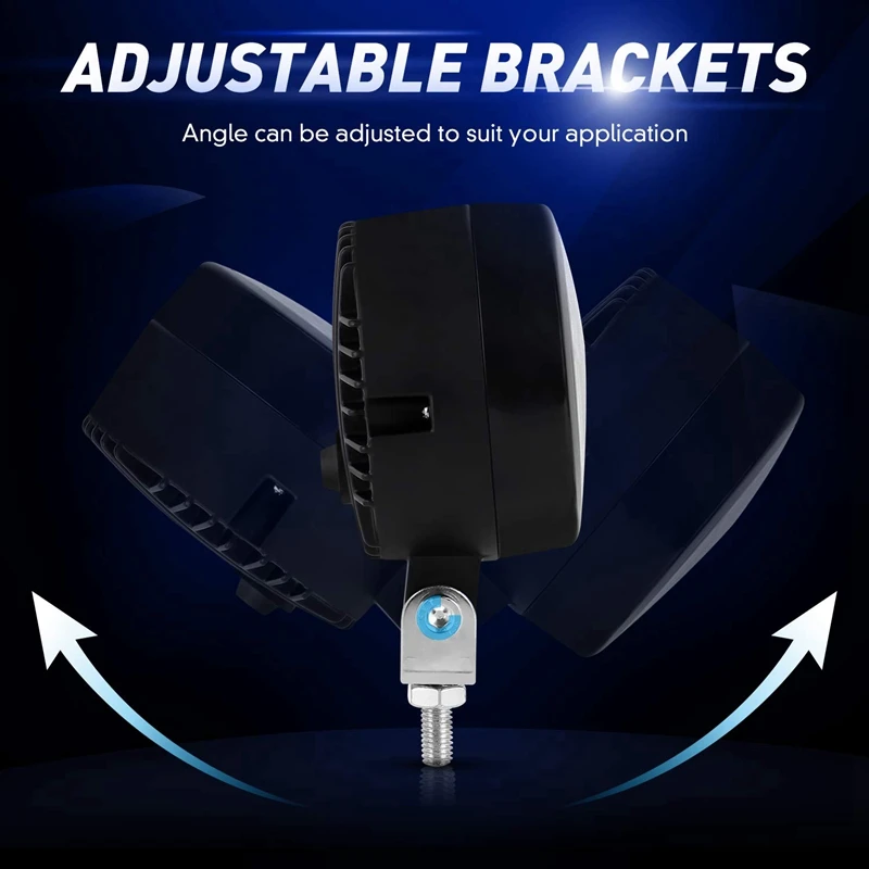 Фара мотоцикла светильник светодиодный противотуманный 3 дюйма 40 Вт круглый