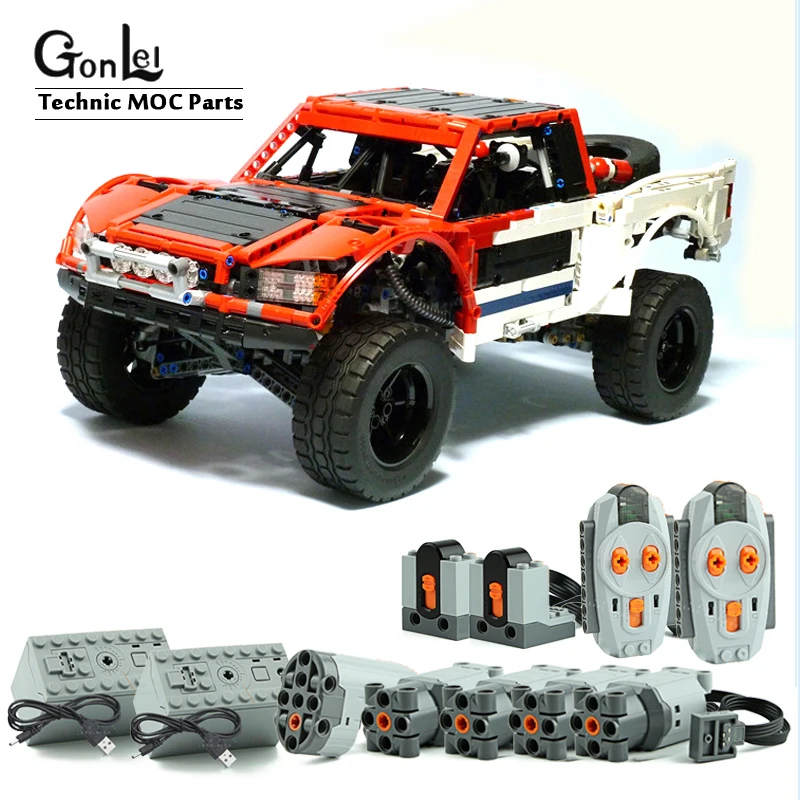 Новинка 1718 шт. Baja Technic MOC 3662 RC пульт дистанционного управления набор моделей