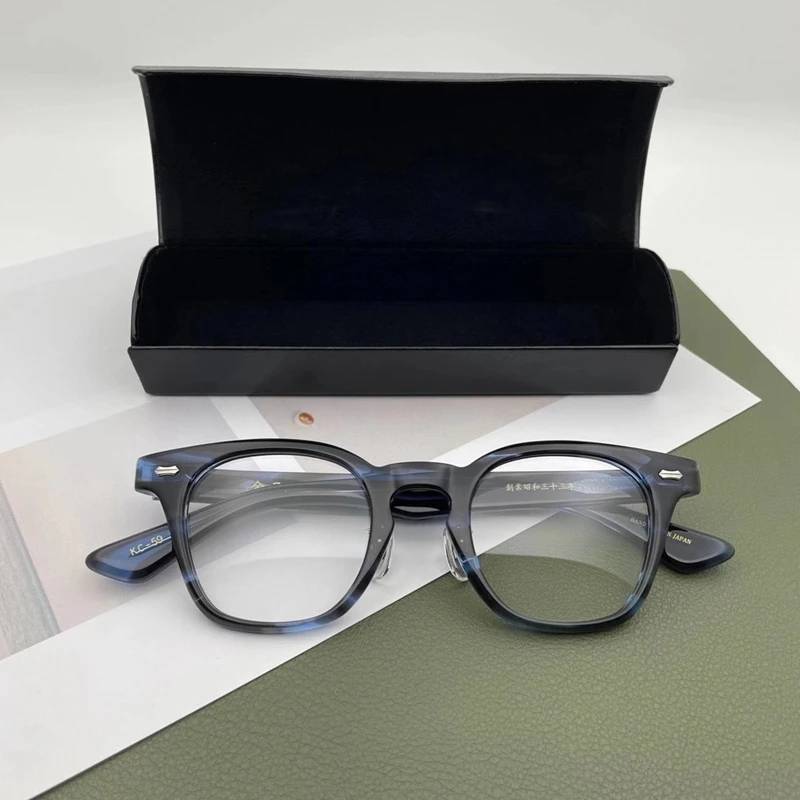 

Оправа для очков ручной работы, очки по рецепту для женщин, оправа для очков для близорукости для мужчин, винтажные брендовые японские дизай...