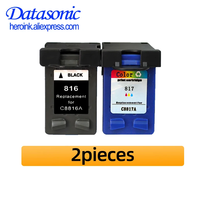 Совместимый чернильный картридж Datasonic для принтера HP 816 817 DeskJet D1468 D2360 D2368 D2468 3668 5168