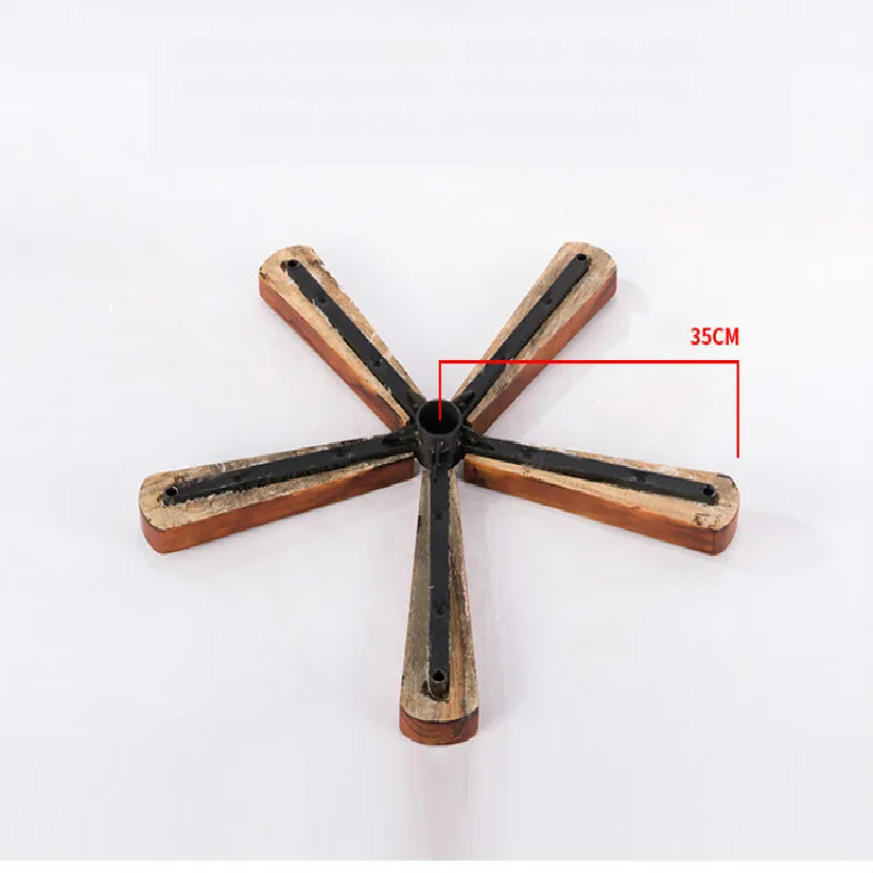 Компьютерное офисное кресло с пятью звездами каркас для стула из цельного дерева