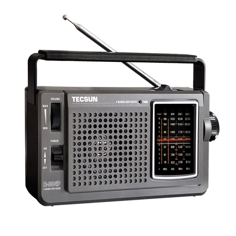 Tecsun R 304 304P радио DSP Портативный радиоприемник FM высокая чувствительность Desheng