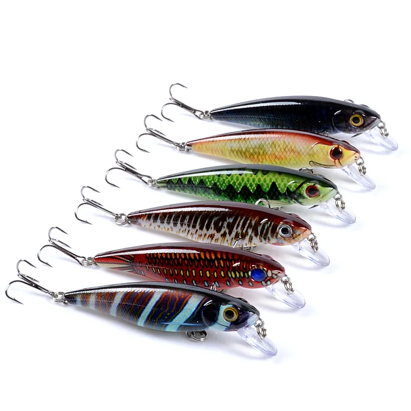 

Fishing Lures 8.6cm/9.1g painted bionic bait . Minnow bionic bait