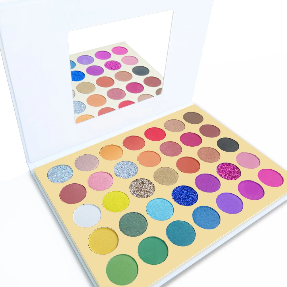 

Shimmer Matte Eyeshadow Palette 35 Color Long lasting Glitter Eyeshadow Pallete Shimmer Matte Nude Pigment Waterproof Eye Shadow