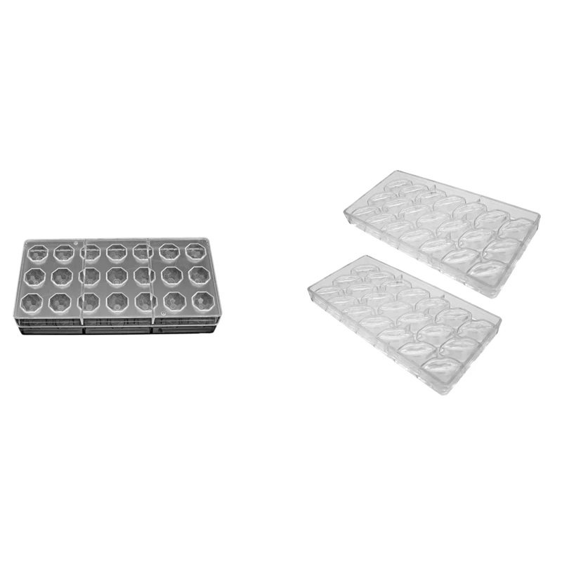 

Clear Hard Chocolate DIY 21 Half Ball Candy Mold With 2 Pack Lips Polycarbonate Chocolate Mold Candy Making Molds