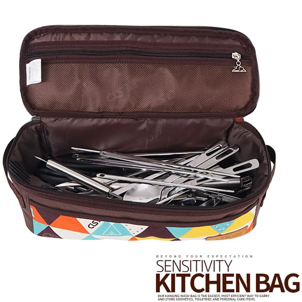 

Новинка 2020, Модная Портативная Сумка для кемпинга, кухонной посуды