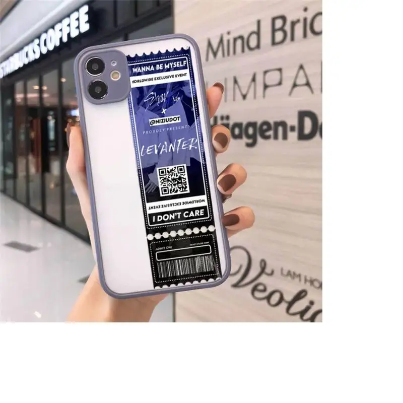

Stray Kids kpop group Phone Cases matte transparent For iphone 7 8 11 12 plus mini x xs xr pro max cover
