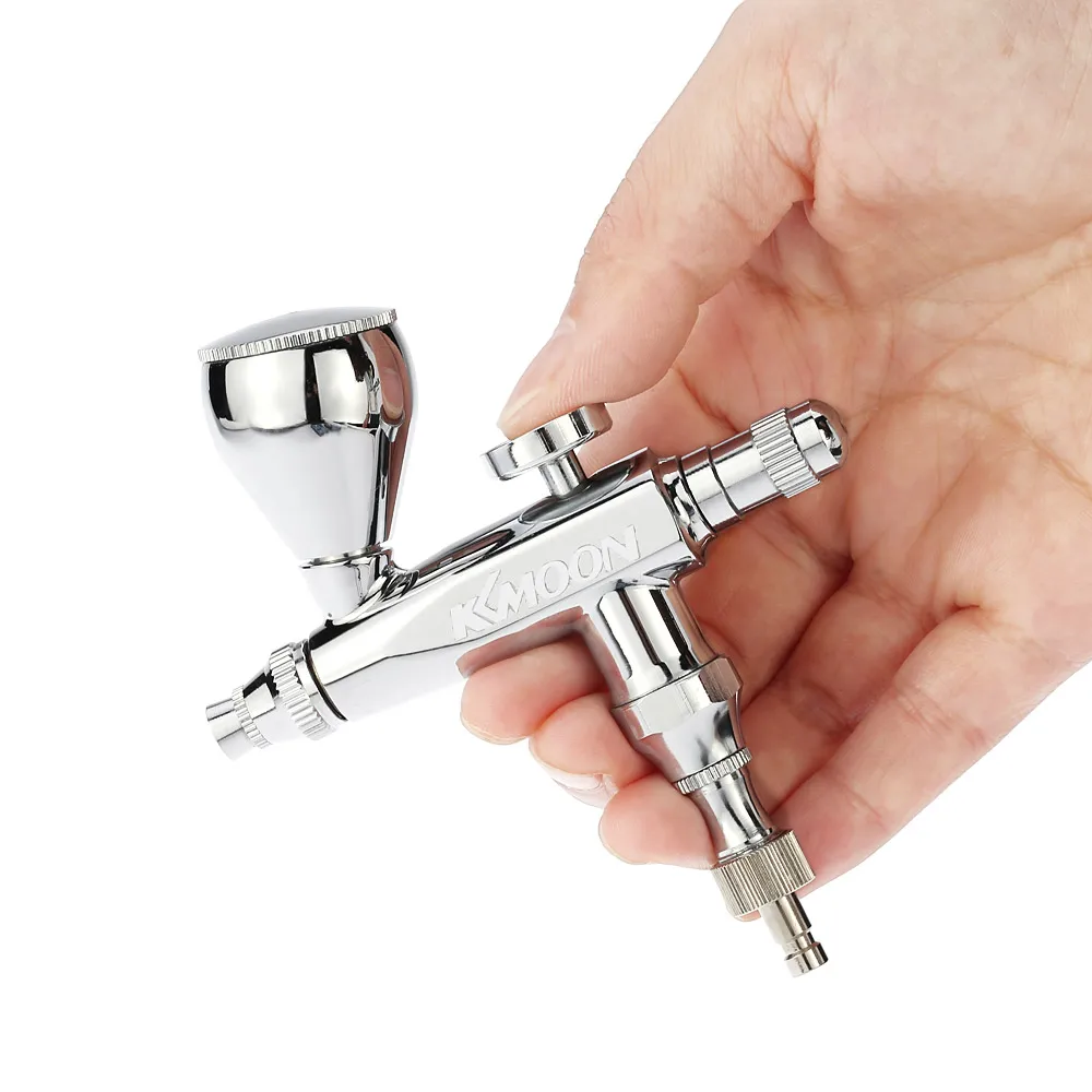 

Mini Spray Gun Airbrush Compressor 0.3mm 5&13cc Spray Paint Gun Single-action Air-Brush sandblaster for Tornado Painting
