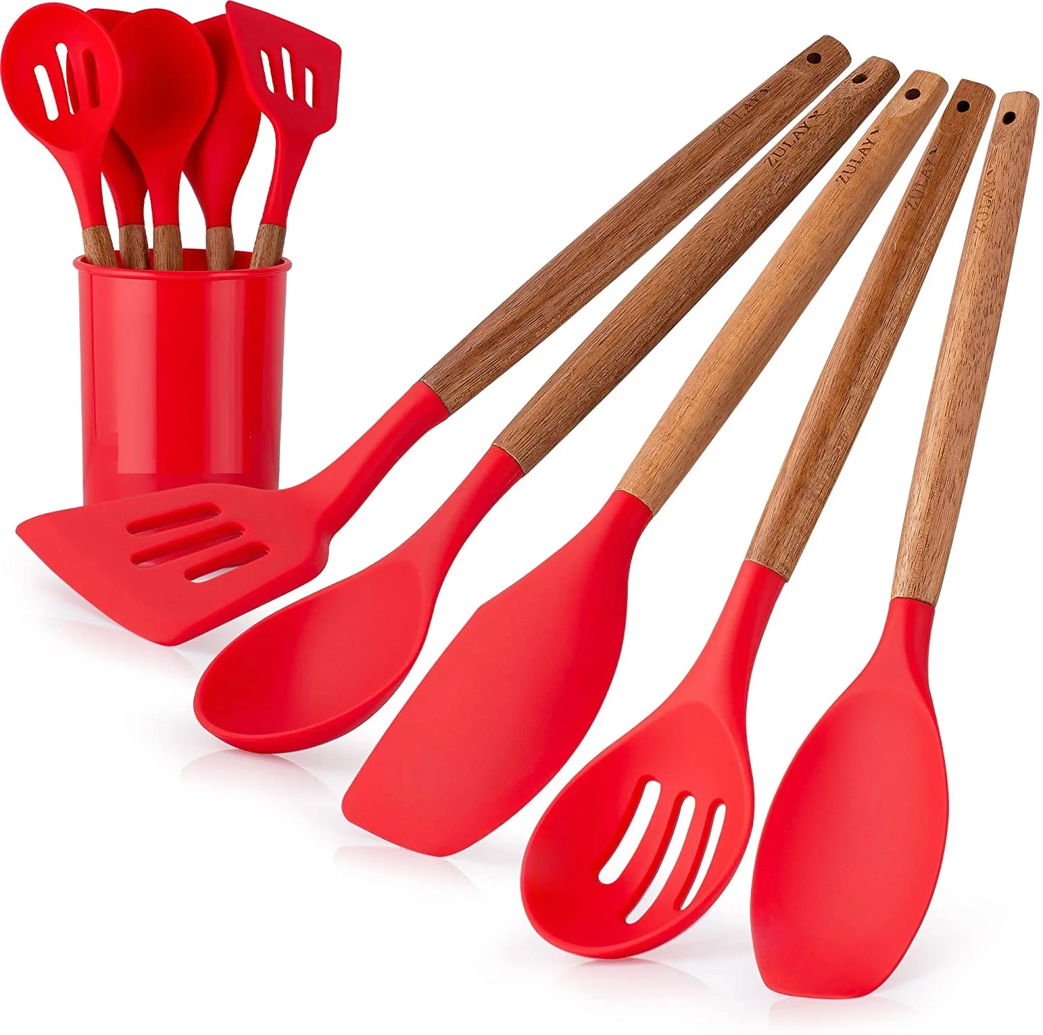 7 шт./комплект нейлоновые кухонные приборы с вращающейся подставкой набор