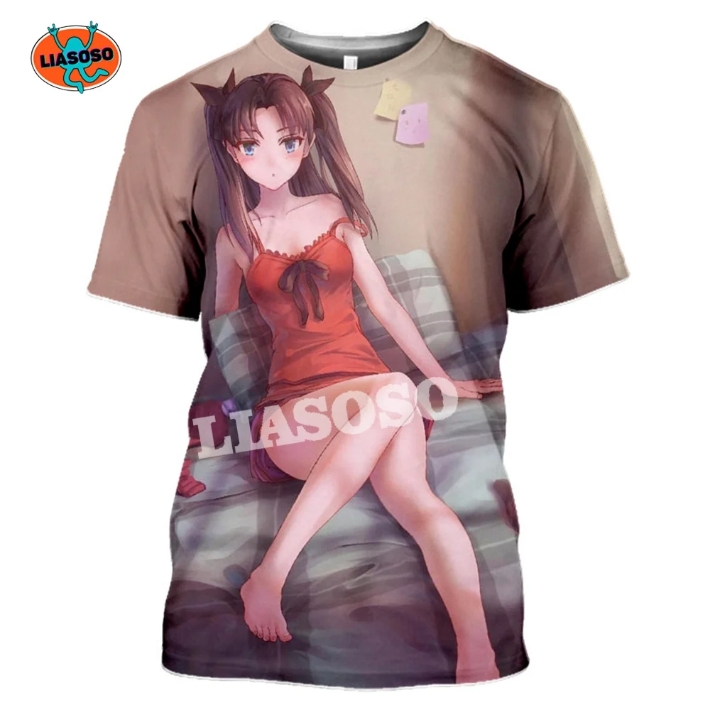 

Summer Casual Women Tees Clothes Funny Cute Sexy Anime Girl 3D Printed Men's T-shirt Streetwear Hip hop Harajuku Homme T Shirts