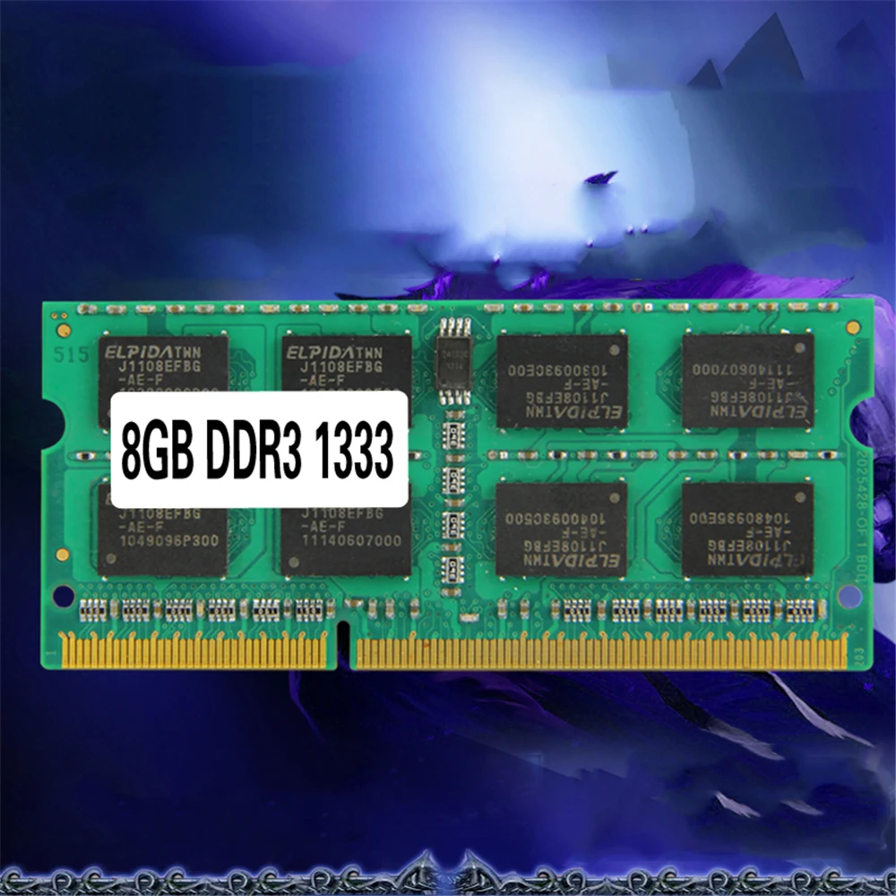 

Laptop Memory Ram SO-DIMM PC3-10600 DDR3 1333MHz 204PIN 2GB /4GB/8GB DDR DDR3 PC3-10600 1333MHz 204PIN For Notebook
