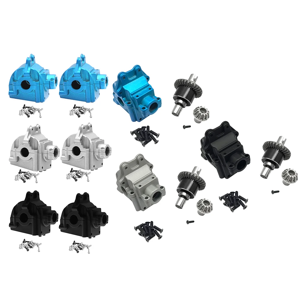 

Металлическая Радиоуправляемая машинка Верхняя Нижняя Коробка передач Корпус обновленная деталь для Wltoys 144001 1:14 Модель автомобиля Багги ак...