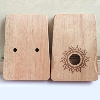 17 клавиш бык калимба большой палец пианино красное дерево корпус музыкальный