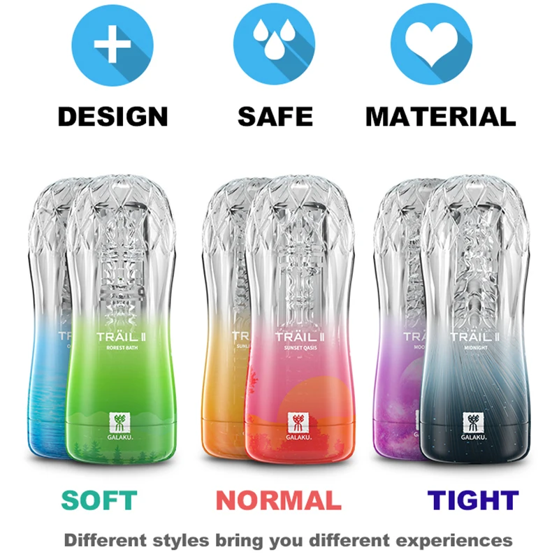 Прозрачная вакуумная карманная Вагина настоящая чашка для мастурбации