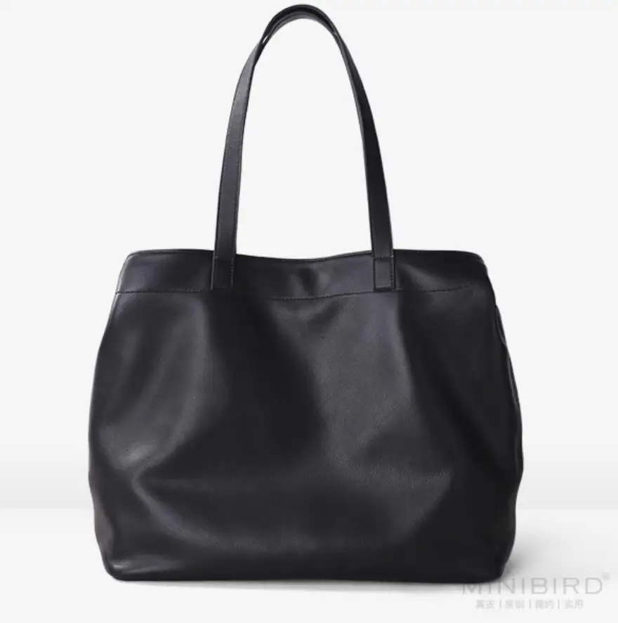 Женская сумка-мешок из 2019 воловьей кожи с широким ремешком |