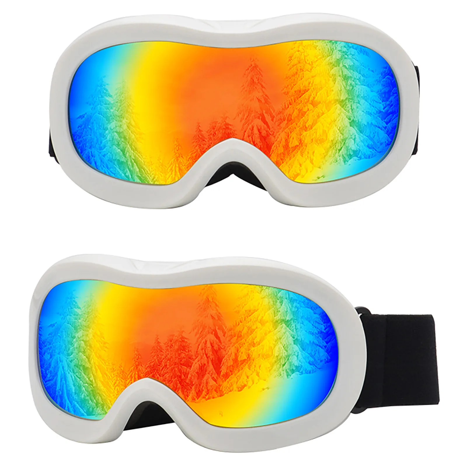 Детские лыжные очки снег 4 вида цветов Солнцезащитные ветрозащитный