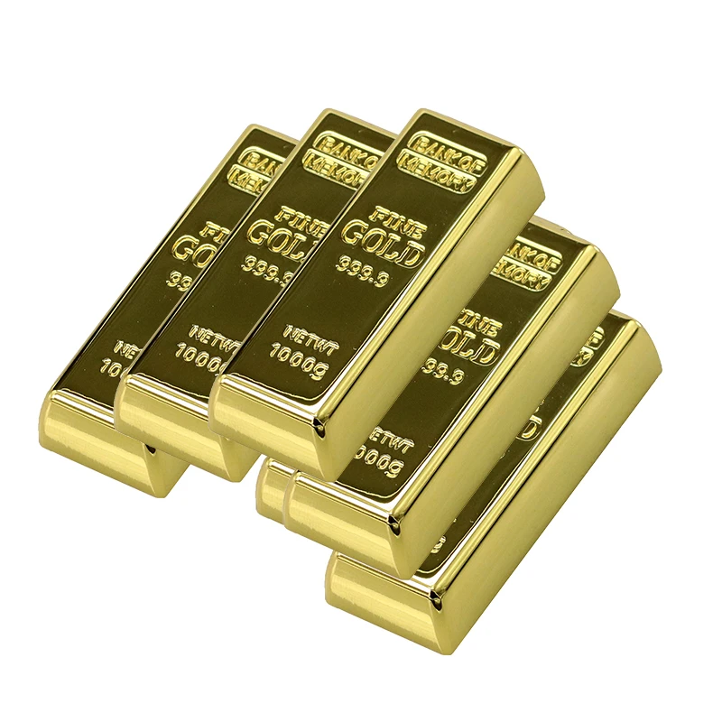 Прямоугольные металлические золотые ручки USB 2,0 bullion Gold bar U disk 128 ГБ 256 ГБ 16 ГБ 32 ГБ 64 ГБ 8 ГБ 4 ГБ флешки креативный флеш-накопитель