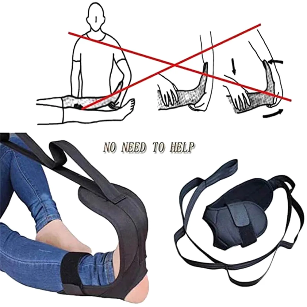 

Foot Drop Stroke Ankle Joint Correction Yoga Ligament Stretching Belt Hemiplegia Rehabilitation Strap Multifunction Leg Training