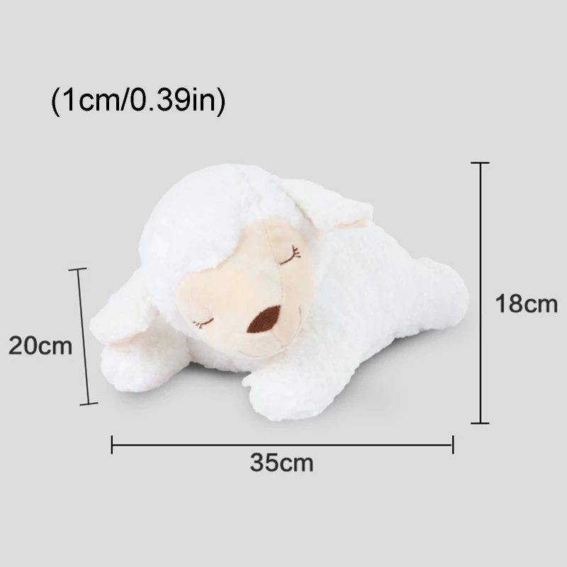 

Cute Animal Shape Heartbeat Puppy Behavioral Training Toy Plush Pet Comfortable Snuggle Anxiety Relief Sleep Aid Doll