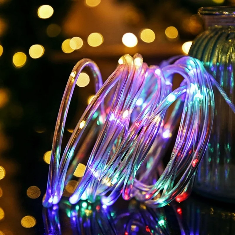 

Светодиодная Водонепроницаемая медная проволочная цветная световая балка, 20m20 0 светильник s,8 режимов дистанционного управления, Рождестве...