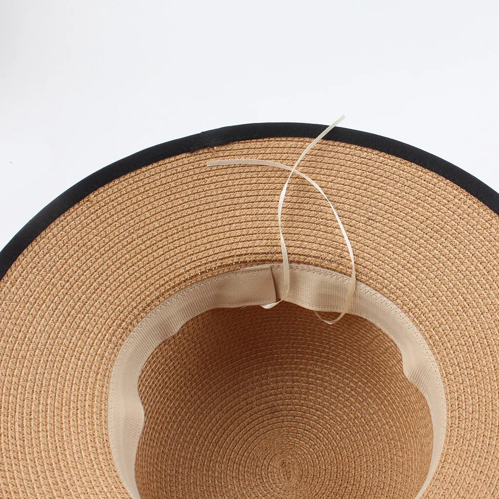 

Womens Sun Straw Hat Summer Hat Foldable Roll Up Floppy Beach Hats Uv Upf50 Caps High Quality Hot Selling Sombrero