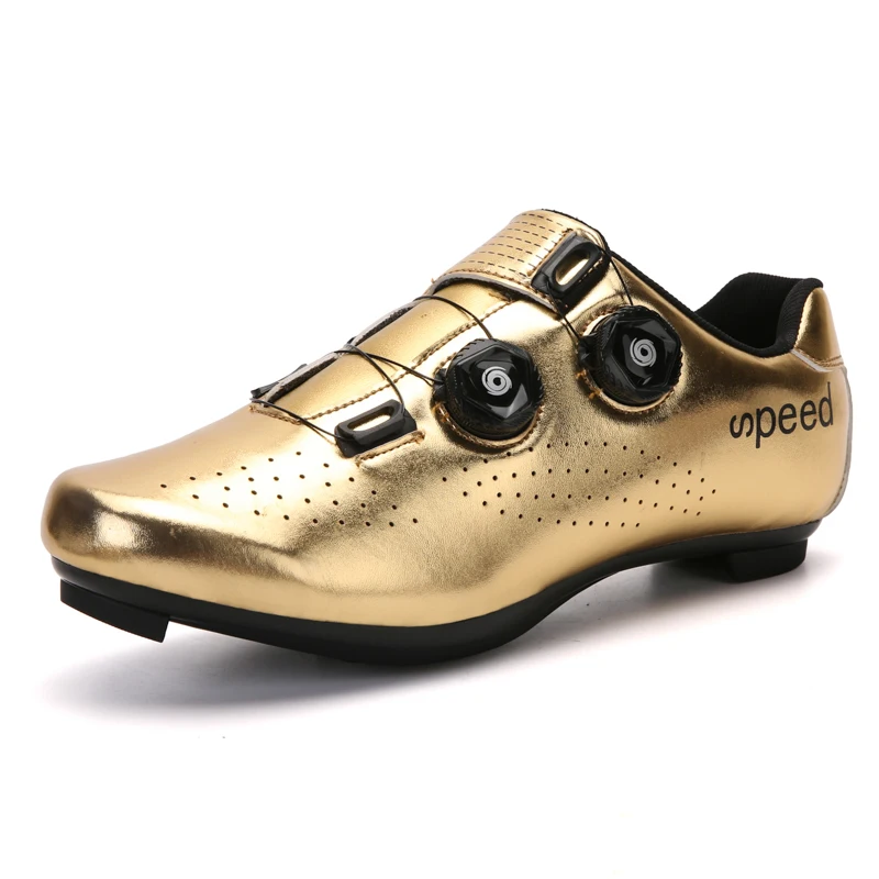 

Ultralight Self-Locking Cycling Shoes MTB Professional Cleat Shoes SPD Pedal Racing Road Bike Flat Shoes Bicycle Sneakers Unisex