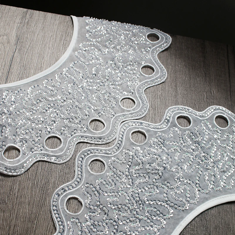 

Cottagecore эстетичная вышивка цветочный кружевной тканевый воротник накидка женское платье костюм для сцены вечернее платье Декоративный Воро...