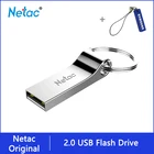 Netac U275 металлическая Флешка с кольцом для ключей, 8 ГБ, 16 ГБ, 32 ГБ, Aluninum сплав, USB 2,0, 8, 16, 32 ГБ