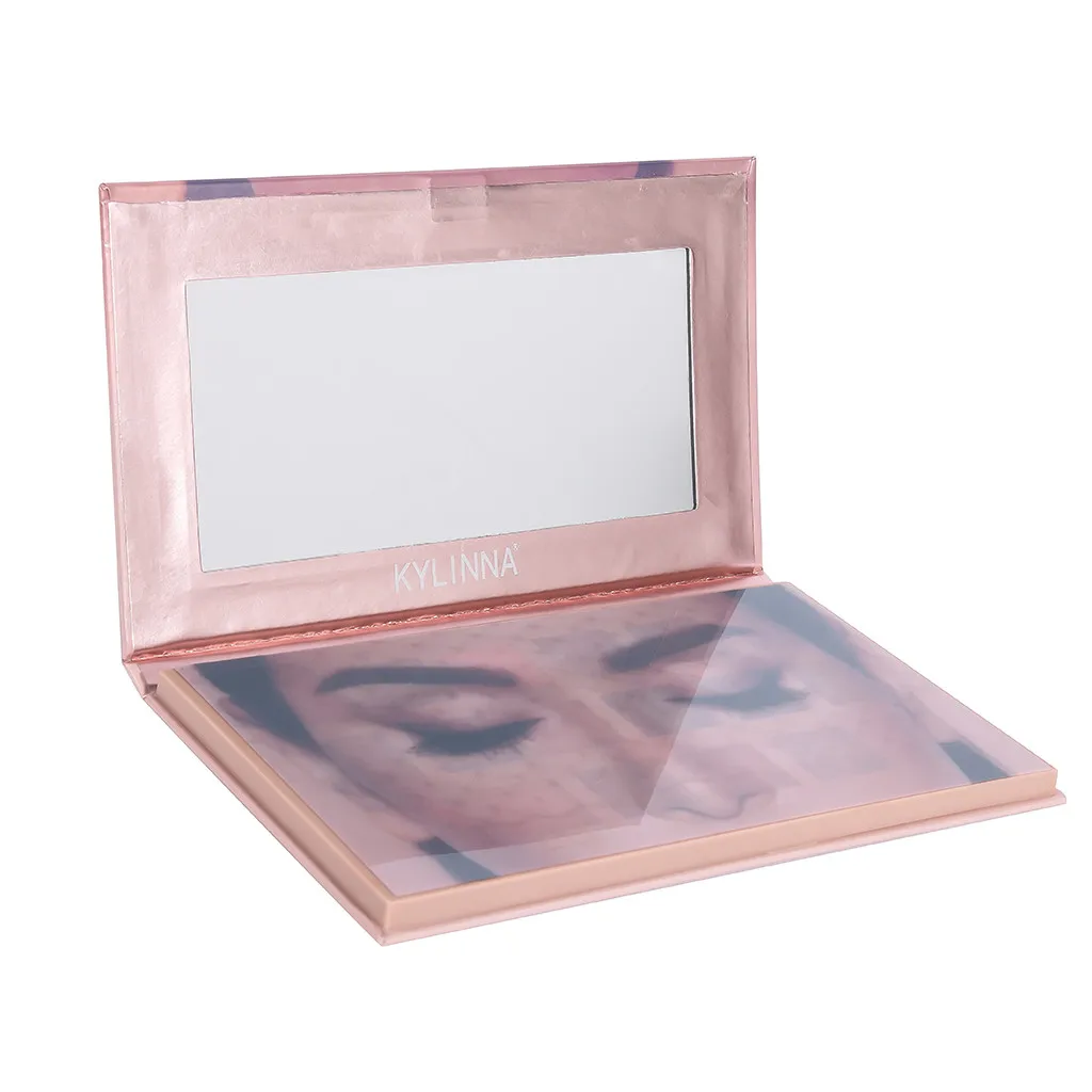 Палитра теней для век 18 цветов блестки розовые тени блестящие золотой лук пудра