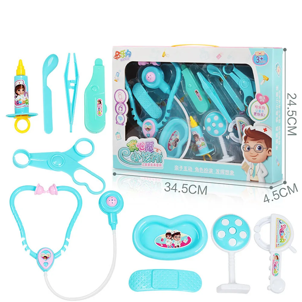 Детский набор игрушек для ролевых игр 10 шт. Мини размер портативный медицинский