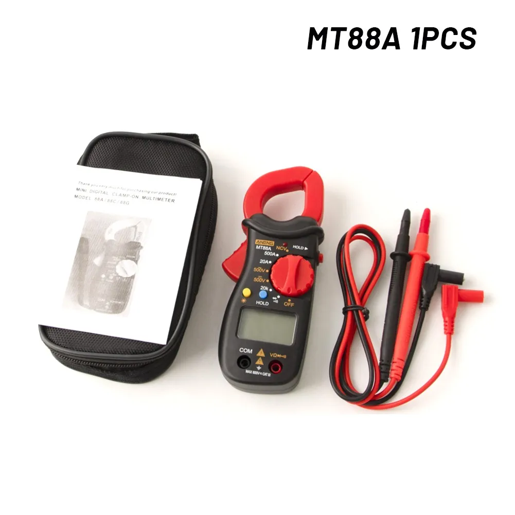 

MT88A Clamp Meter Workshop Equipment Power Tools Parts Measure High Quality MT88A Clamp Meter Measuring Tool Clamp Meter Tool