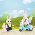 Лесная семья животных 112 Кукольный дом большой синий скутер Миниатюрные аксессуары мебель для кукол маленькая девочка играющая рождественские подарки