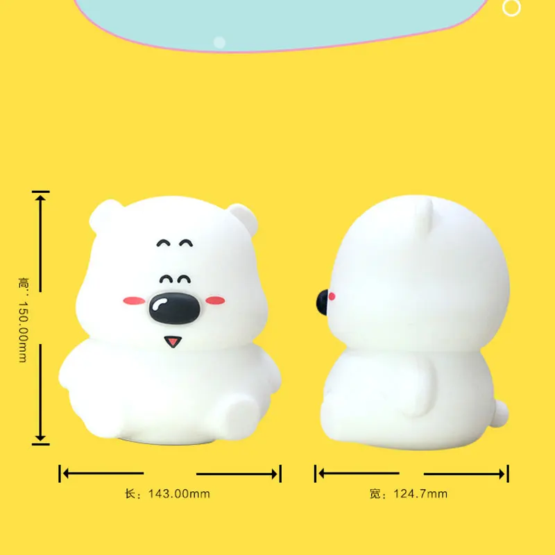 

2020 Cute Bear LED Night Light Animal Light for Kids Children Baby USB LED Bedside Sleeping Lamp Toys Gifts for Children