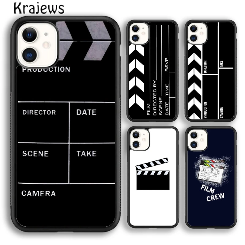 Krajews фильм Хлопушка нумератор с хлопушкой для мобильного телефона чехол iPhone 5s 6s 7 8