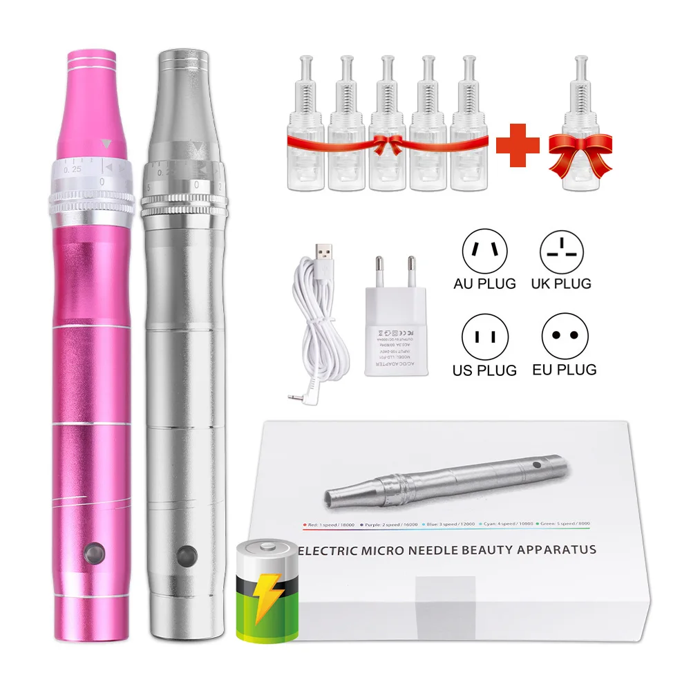 

Electric Derma Pen Screw Microneedling Dermapen Nano Microneedle Cartridge Mesotherapy Needle System Skincare BB Glow Beauty