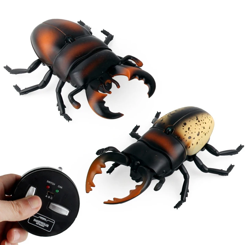 

RC Animal Insect Toys For Child Simulation Spider Fly Creative Tricky Spoof Toys Insects Kids Toys Party toy Plastic Ladybug Bee
