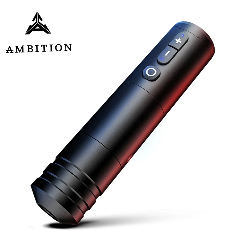 

Ambition Ninja Wireless Tattoo Pen Machine Powerful Brushless DC Motor Fast Charging 2400 mAh Lithium Battery for Artist Body