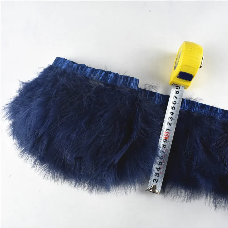 2 ярда/партия натуральные пушистые перья с бахромой|Перо| |