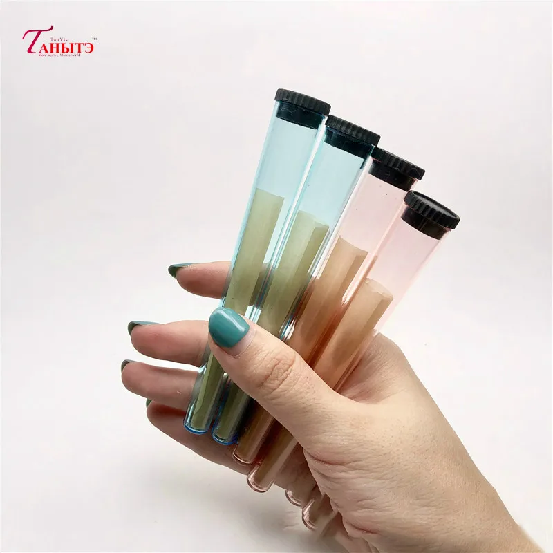 

10pcs 115mm Transparent Doob Tube High Quality Cone Filler Rolled Cigarette Holder with Plastic Joint Portable Pill Tobacco Box