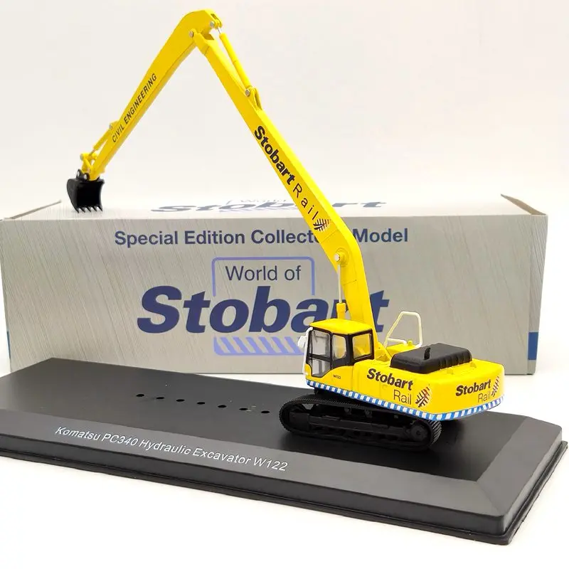 Atlas 1:76 Эдди Stobart Rail Komatsu PC340 гидравлический экскаватор W122 гражданская техника