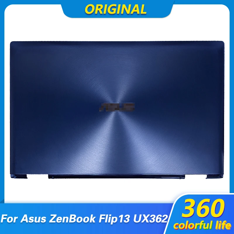 

Новый оригинальный чехол для экрана Asus ZenBook Flip UX362 UX362FN UX362FA Q326 Q326F, задняя крышка ЖК-дисплея, верхний Чехол 13,3 дюйма, синий